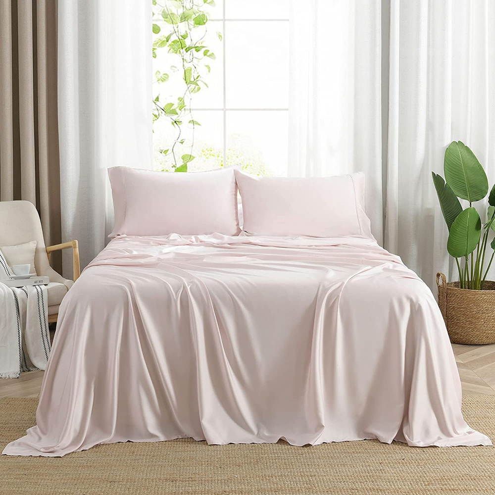 Hot selling for l bed sheet duvet cover pillow case with sheet & pillowcase sets of bamboo duvet cover set