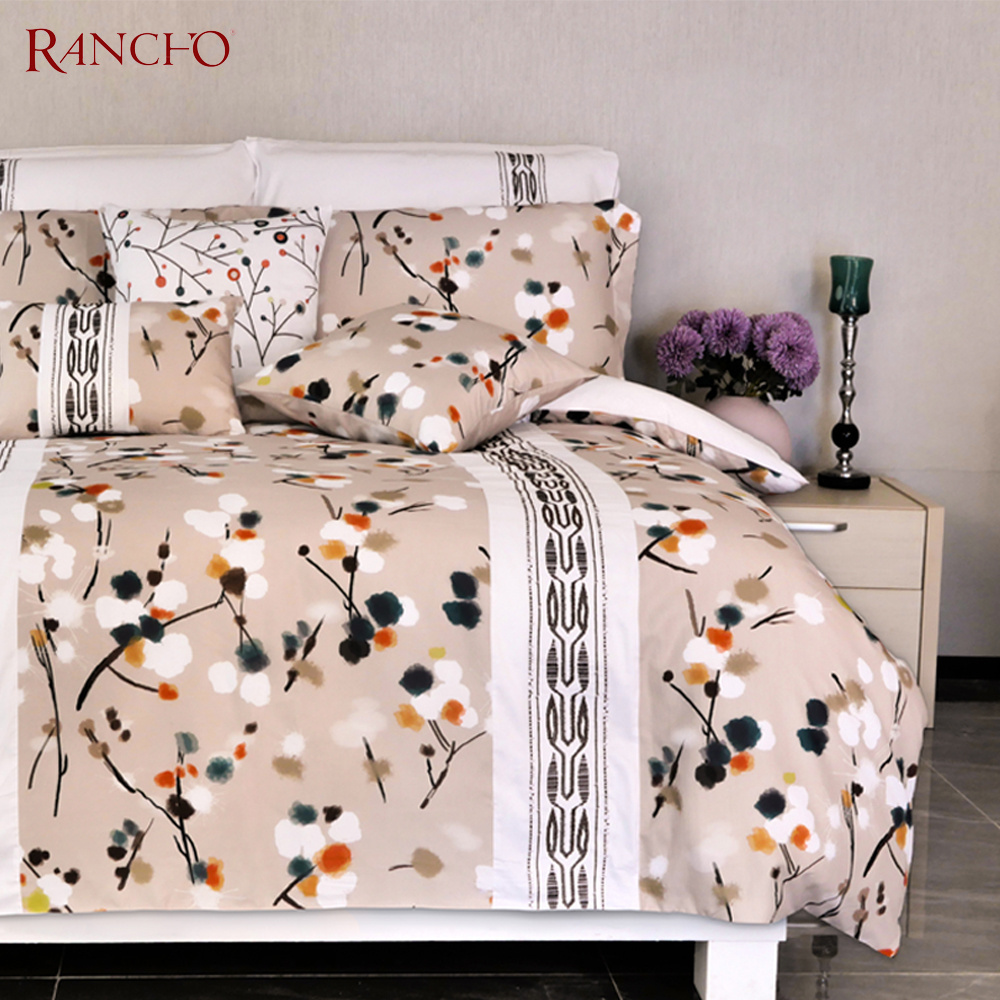 Wholesale Duvet Cover 7pcs Luxury Bedding Sets Embroidery Combine With Printing