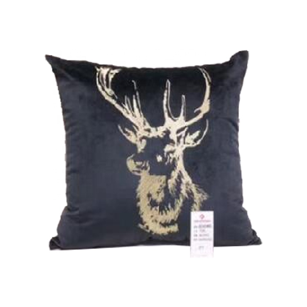 45x45cm Deer Pattern Cushion Cover Animal Print Pillow Cover Decorative