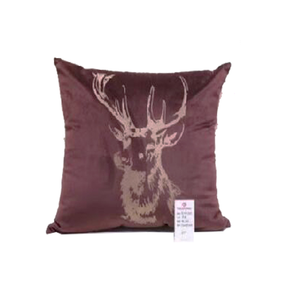 45x45cm Deer Pattern Cushion Cover Animal Print Pillow Cover Decorative