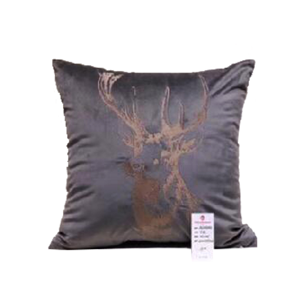 45x45cm Deer Pattern Cushion Cover Animal Print Pillow Cover Decorative