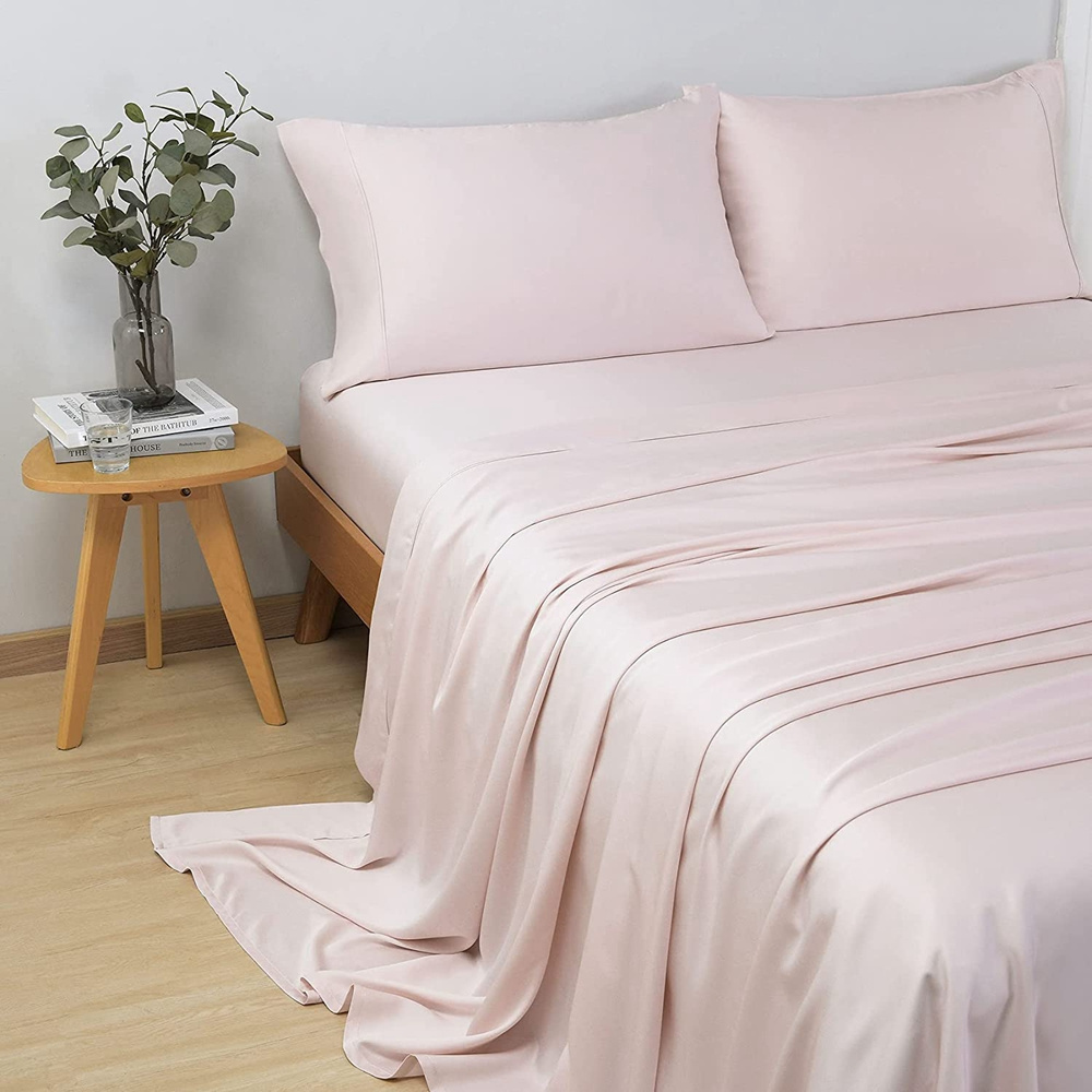 Hot selling for l bed sheet duvet cover pillow case with sheet & pillowcase sets of bamboo duvet cover set