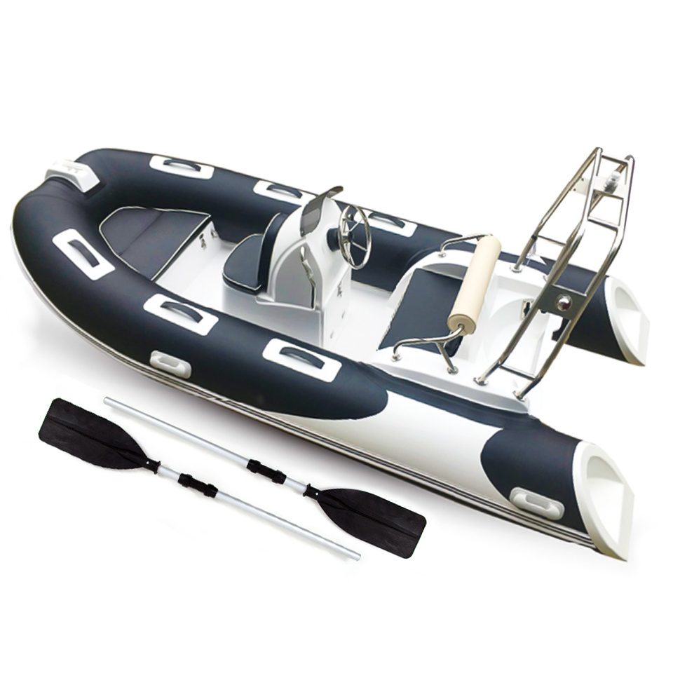 12ft Fiberglass and Aluminium hull Rigid Inflatable Boat fiberglass RIB Boat