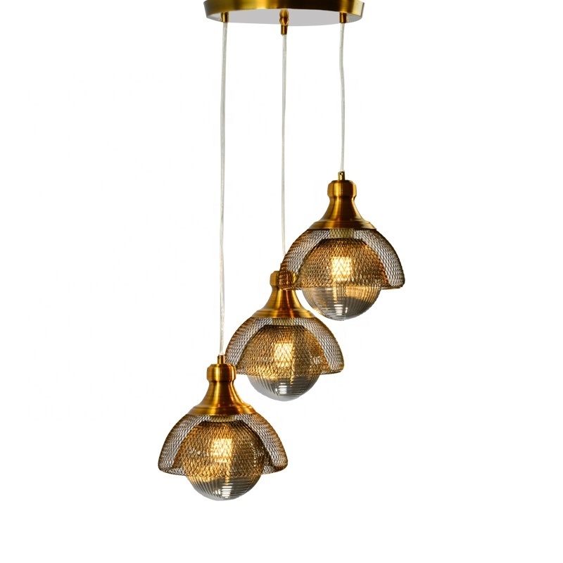 Modern Indoors Decoration Pendant Lights Modern Living Room Suspended Lamp Iron Dome Shape Ceiling Lights