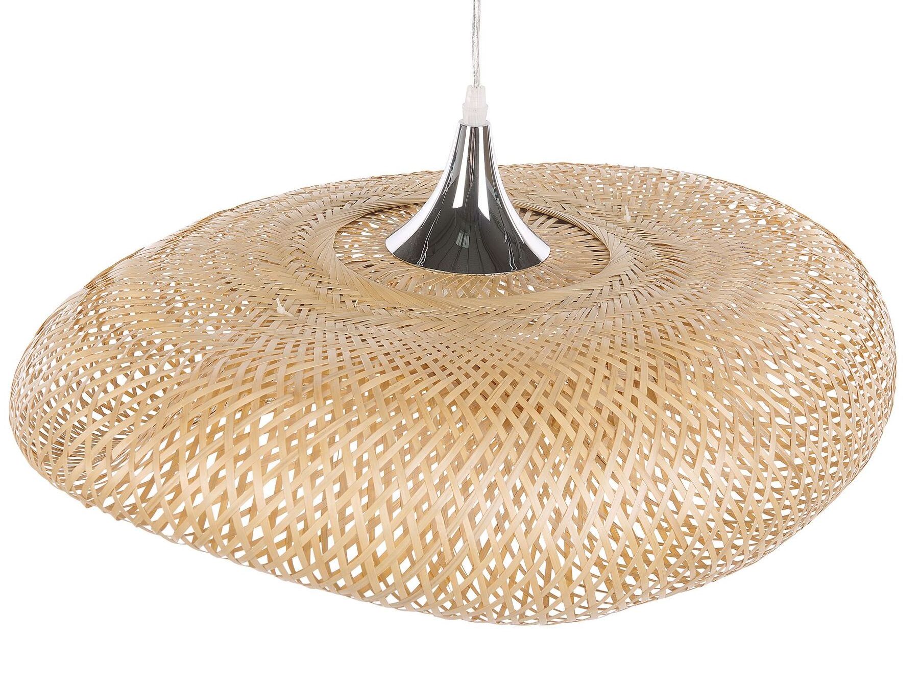 Newly Design Natural Bamboo Straw Rattan Lampshade Openwork Boho Ceiling Light Luminaire Suspension For Restaurant Home Decor