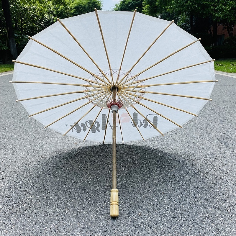 OEM design MOQ 100 pieces Chinese Traditional Umbrella Handmade Parasol Folded Oil Paper Umbrellas With Custom printing logo