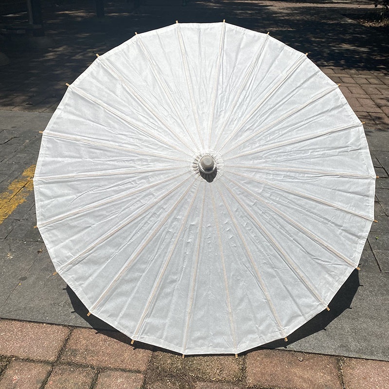 Adults Size Party Photography Decoration umbrella Japanese Chinese Handmade White Parasol Paper Umbrella For Wedding