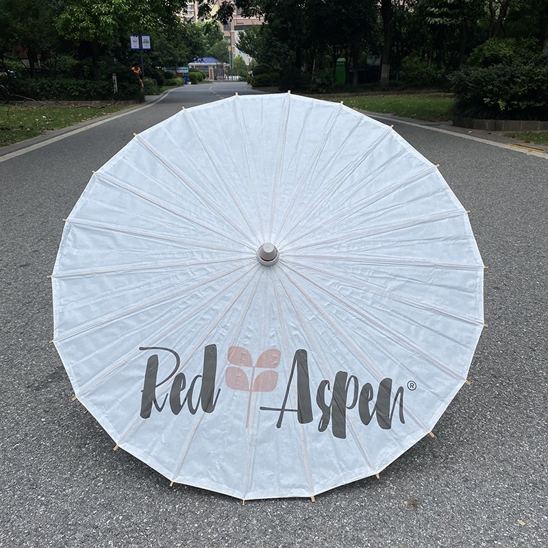 OEM design MOQ 100 pieces Chinese Traditional Umbrella Handmade Parasol Folded Oil Paper Umbrellas With Custom printing logo