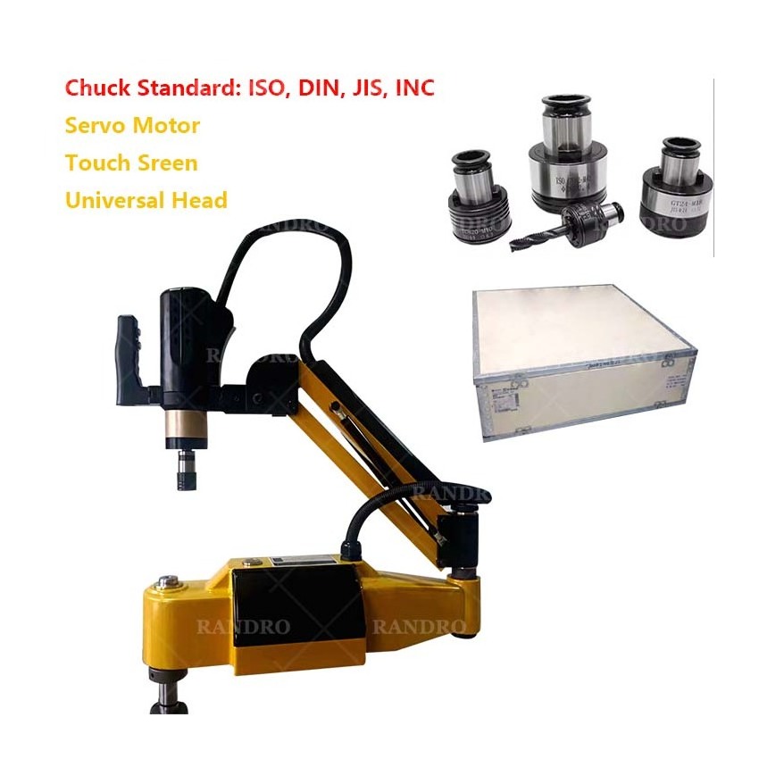 Powerful  tapping screw drilling and tapping machine servo automatic machine hot tapping machine M16 M24 M36