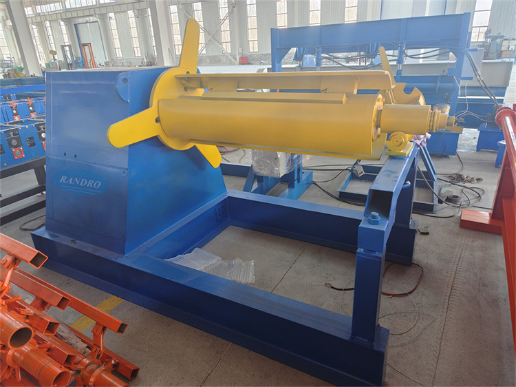 Randro automatic coil sheet decoiler and uncoiler machine