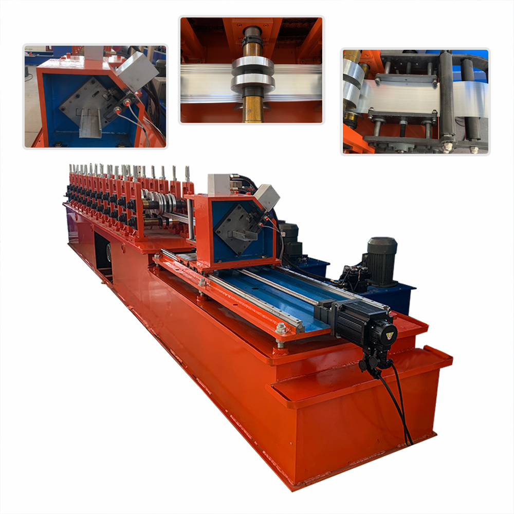 Fast Speed 3 in 1 PPGI GI C Stud U Channel Purlin Roll Forming Machine Small Keel Making Machine for Sale