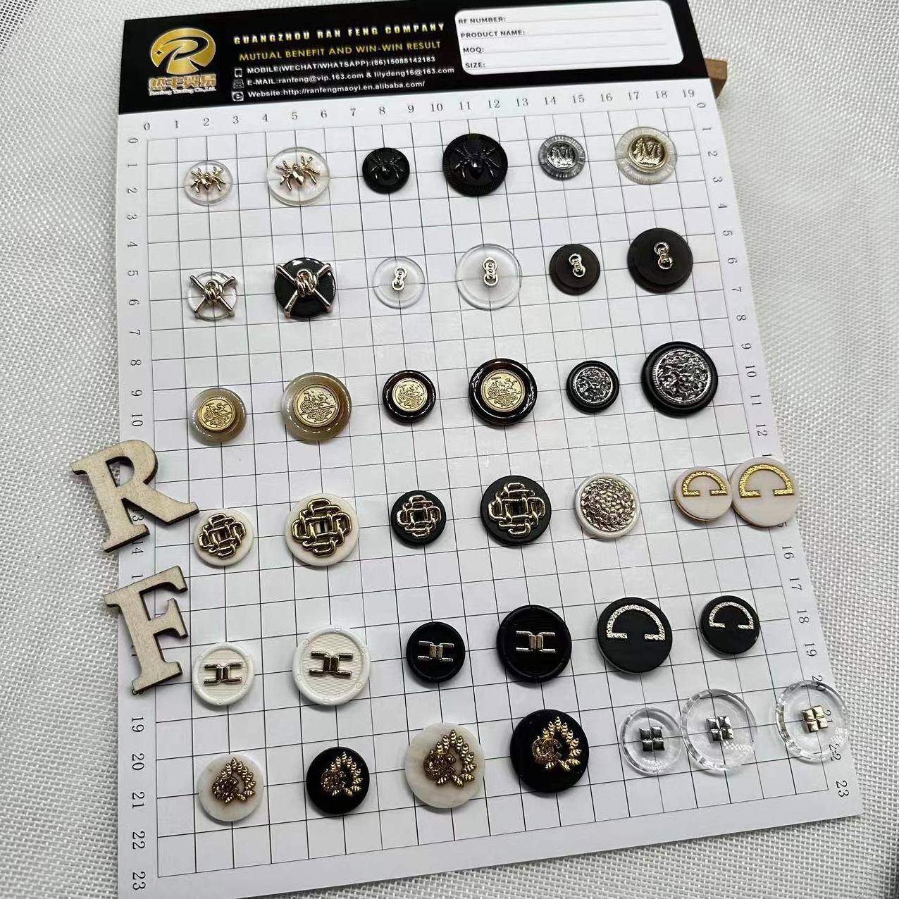 2024 Custom Design Metal Button Coat Gold Silver Gunmetal Two parts with Plastic Shank Metal Button