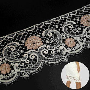 Floral Pattern Lace Ribbon Trim Lace for Headbands Garters Decorating Floral Designing & Crafts