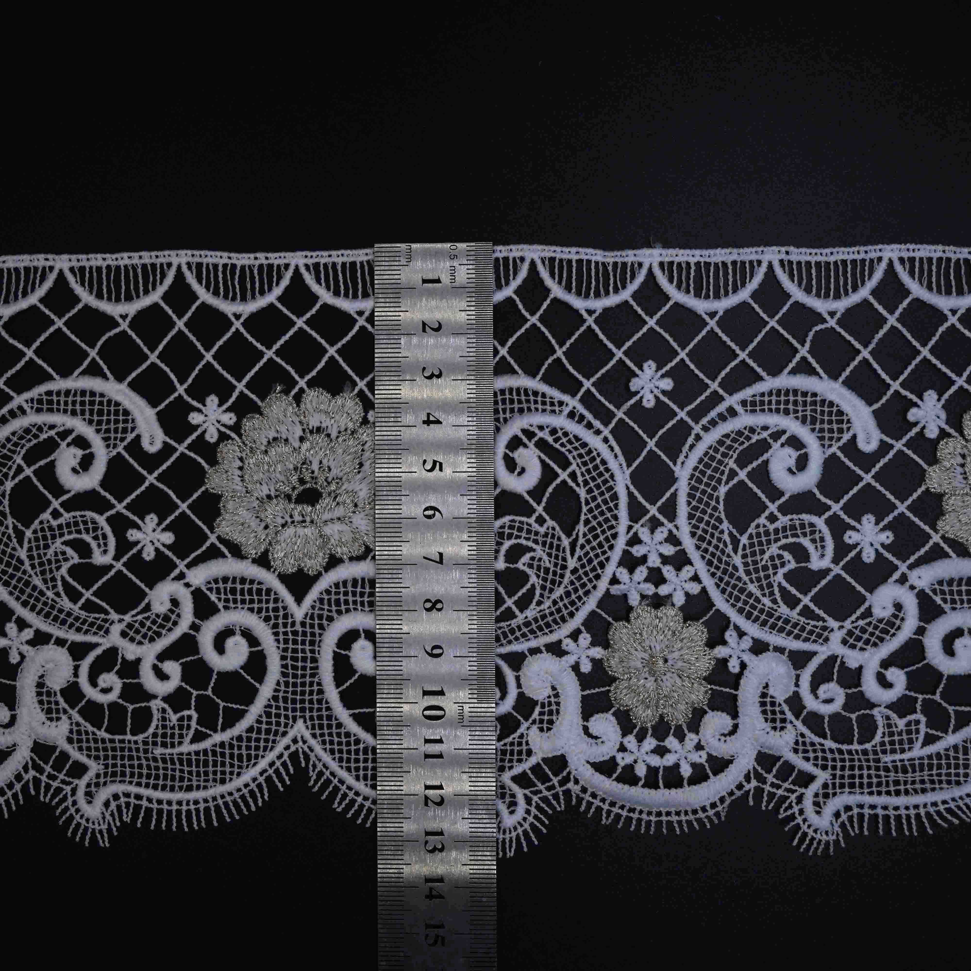 Floral Pattern Lace Ribbon Trim Lace for Headbands Garters Decorating Floral Designing & Crafts