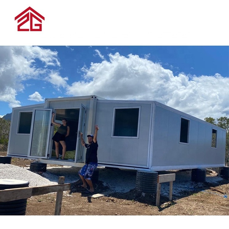 2 or 3 Bedrooms Mobile Prefab Living Tiny Villa House Expandable Container House for Sale Allstar Sliding Door Modern Hotel