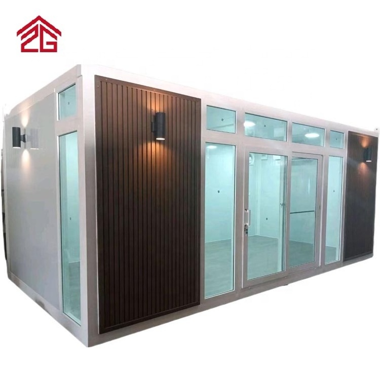 Steel Frame CE Hight Quality Customized Low Cost Prefab Tiny Home Detachable Flat Pack Container House for Living