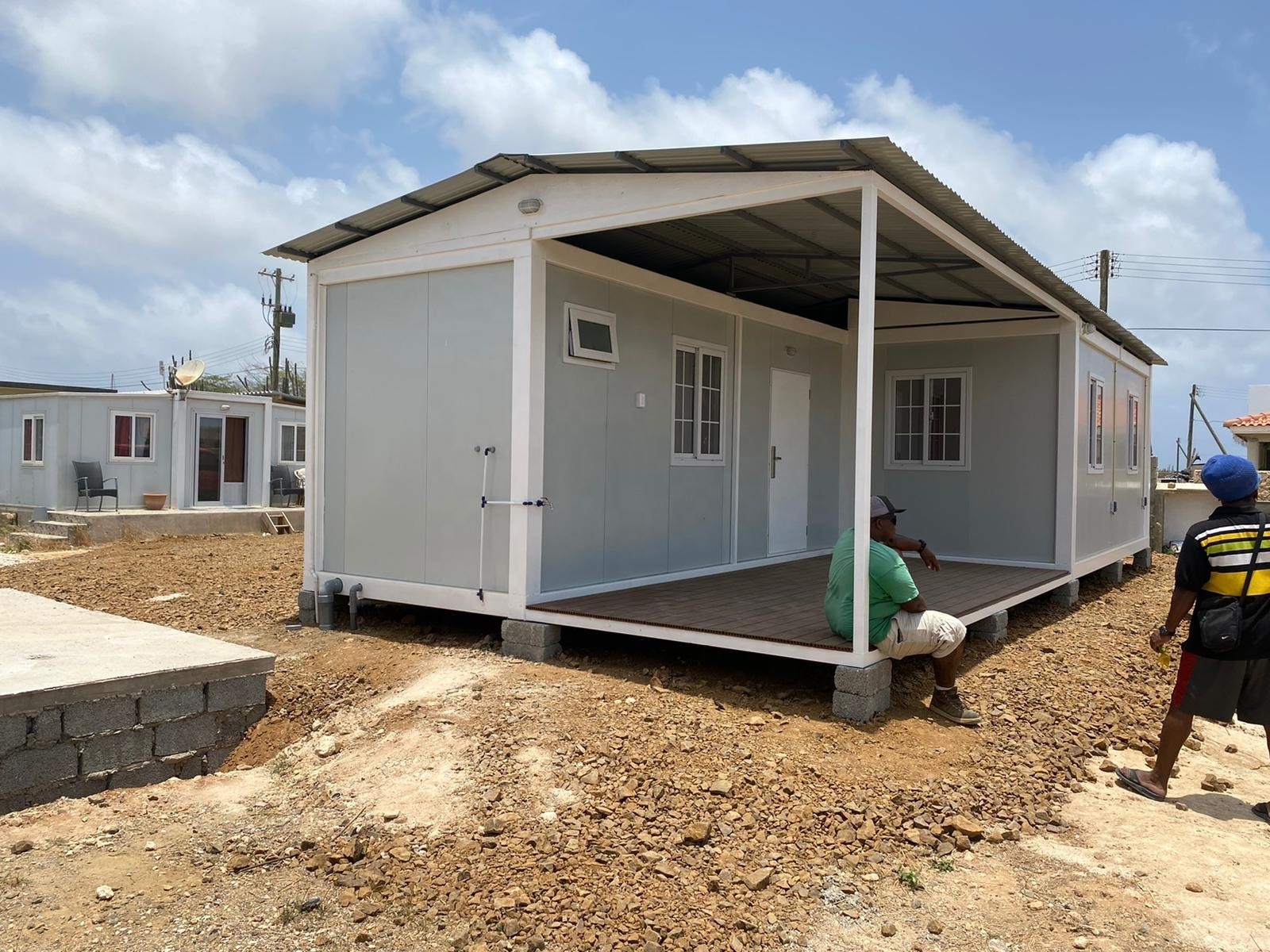 Steel Frame CE Hight Quality Customized Low Cost Prefab Tiny Home Detachable Flat Pack Container House for Living