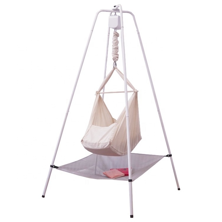 Very stable and easy to set up four legs baby hammock frame and baby cradle stand