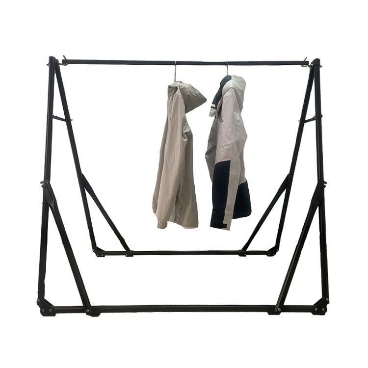 3 In 1 Outdoor Portable Hook Double Hanging Hammock Stand Hammock Swing Chair Frame Stand Clothes Rack Stand