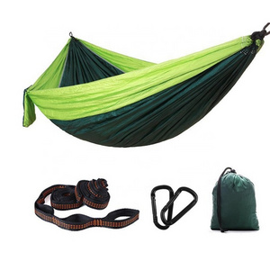 Hot Selling Outdoor Camping strap hammock Nylon beach hammock portable camping hammock