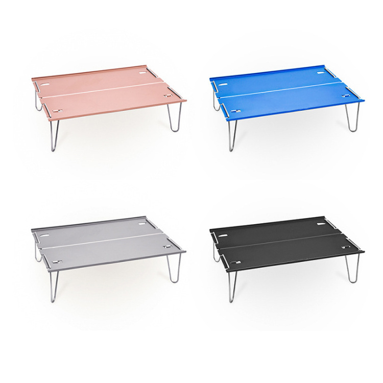 Mini Folding Camping Kitchen Table Ultralight Aluminum Mini Picnic Table