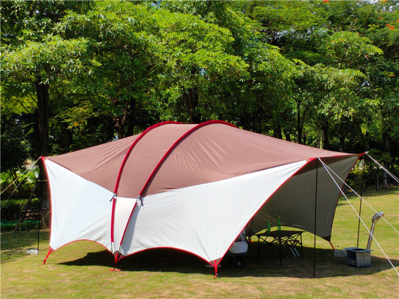 Outdoor Camping Beach  Sun Shelter Tent Backpacking Tunnel Tarp Shelter