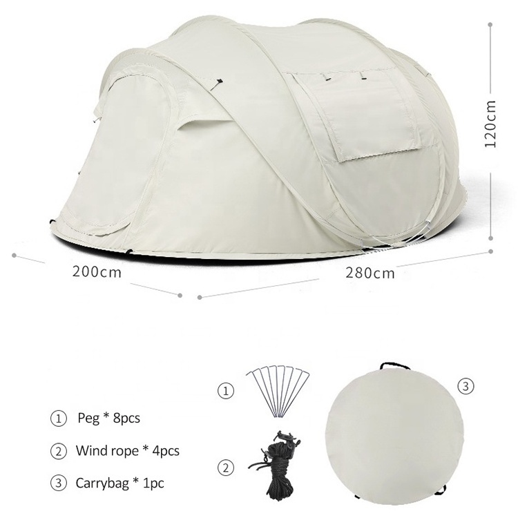 Waterproof automatic pop up outdoor camping tent 3 season Leisure 2 man tents for camping