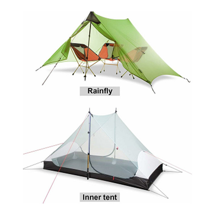 3 Season Large Size Easy Setup Ultralight Waterproof Camping Tent for Outdoor, Hiking and Mountaineering