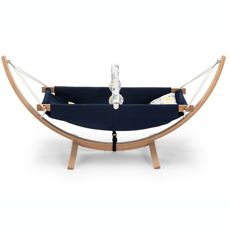 Wooden Portable Hammock Chair Bed With Stand  Baby Cradle Hammock