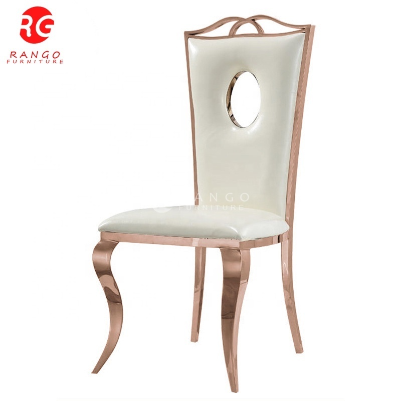 Home furniture hotel chairs wedding chairs event throne stainless steel leather velvet fabric chairs for events banquet party