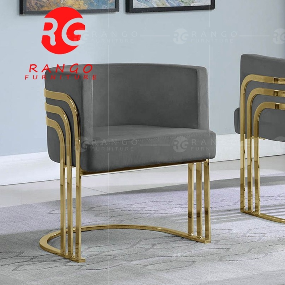 Bucket chairs dining room beige velvet dining chairs gold frame