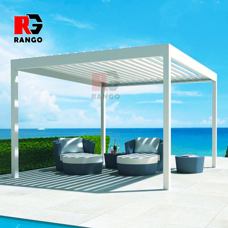 Cheap Waterproof Aluminum Pergola Anti Uv Aluminum Gazebo Pergola Canopy For Outdoor Garden