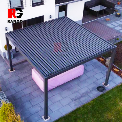 Factory Direct Sale Waterproof Aluminum Pergola Gazebo Louvers Pergola Aluminium