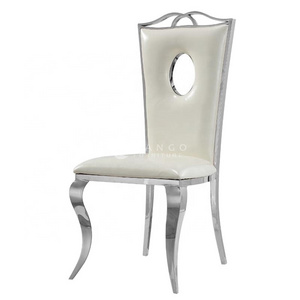 Home furniture hotel chairs wedding chairs event throne stainless steel leather velvet fabric chairs for events banquet party