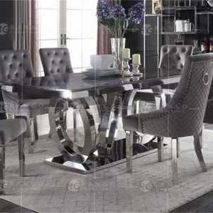 Grey velvet stool for dressing table grey table and chairs marble dining table set