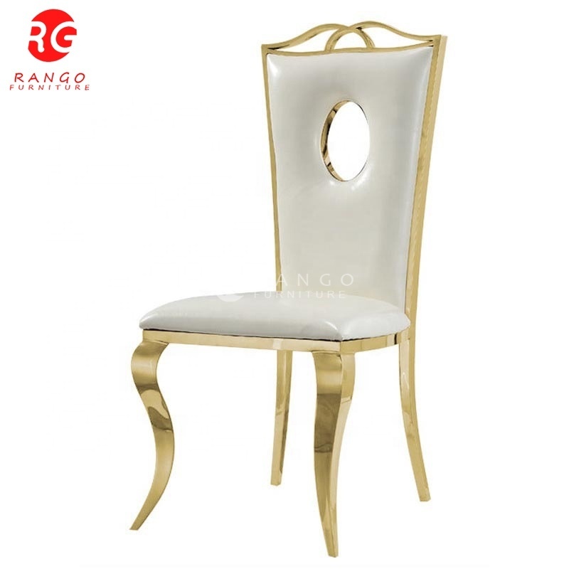 Home furniture hotel chairs wedding chairs event throne stainless steel leather velvet fabric chairs for events banquet party