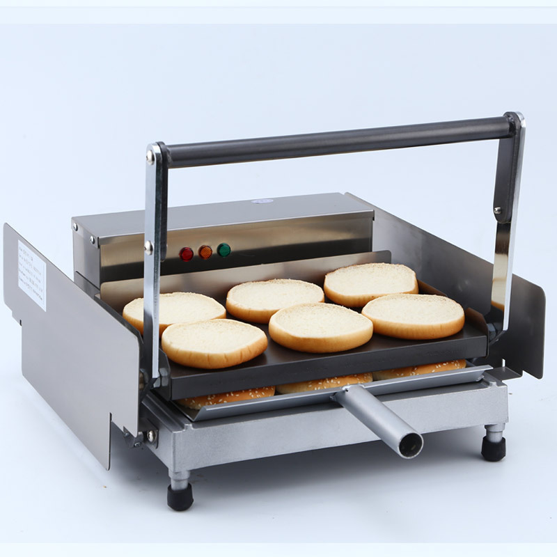 Commercial automatic baking charter double-layer small electric burger stove burger shop machinery equipment