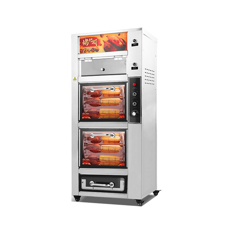 Snack Machine Vertical Sweet Potato Fresh Corn Grilling Roasting Machine