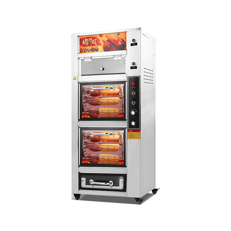 Snack Machine Vertical Sweet Potato Fresh Corn Grilling Roasting Machine