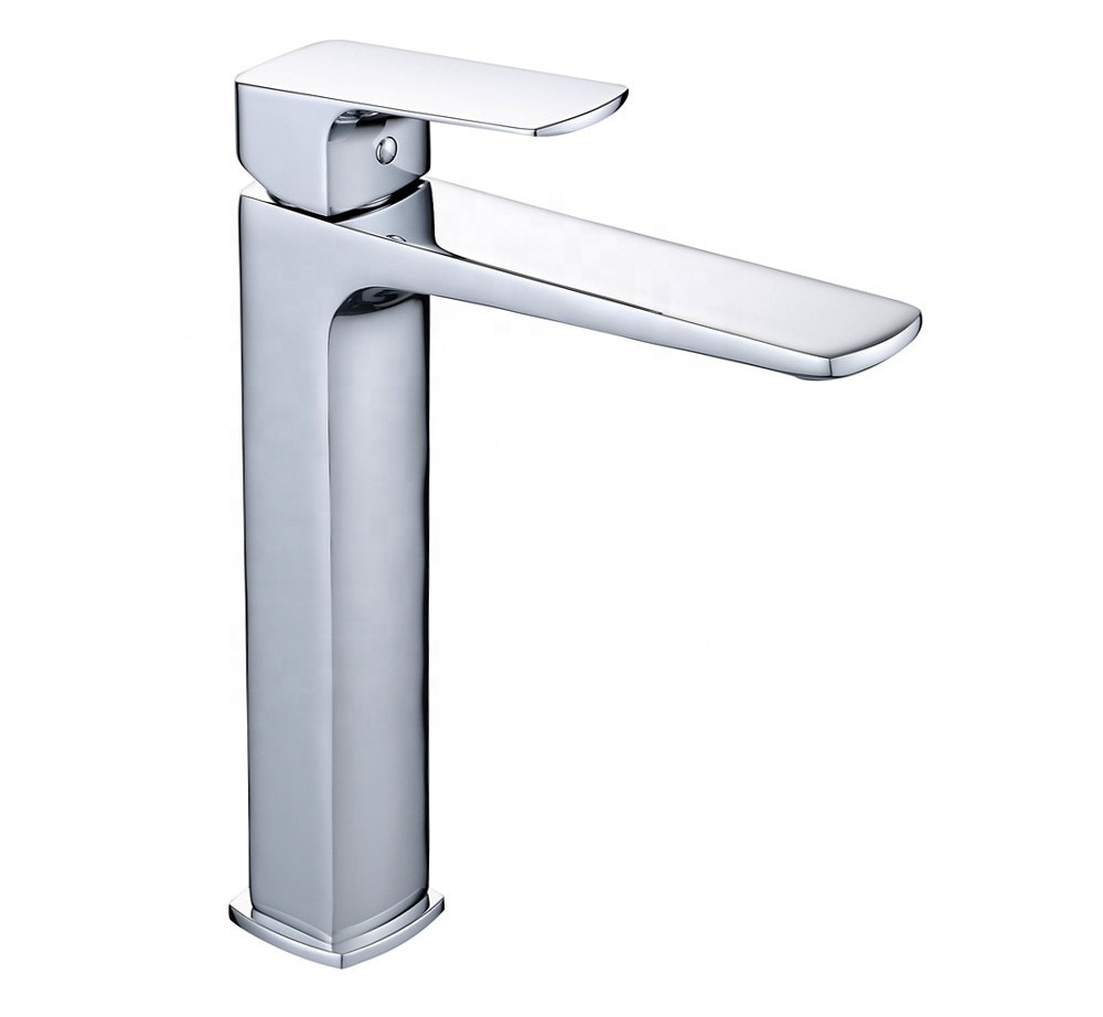 China Manufacture Factory Price Cold Water Health Fancy Single Hole Bathroom Faucets