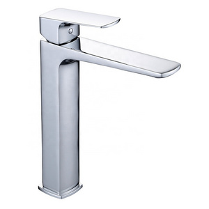 China Manufacture Factory Price Cold Water Health Fancy Single Hole Bathroom Faucets