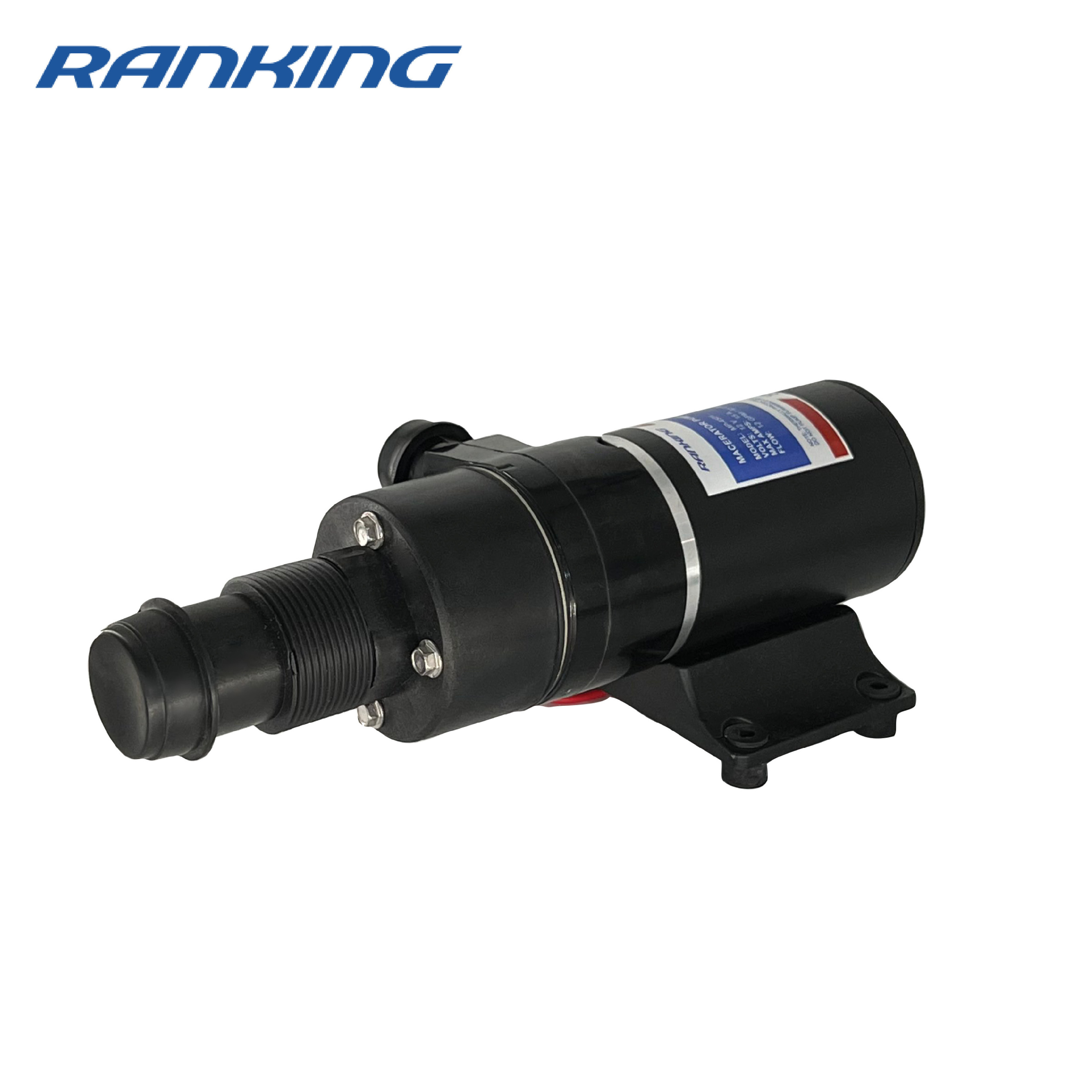 RANKING 24V DC RV Waste Pump For Sanitation Waste and Fish Box Evacuations, run dry protection