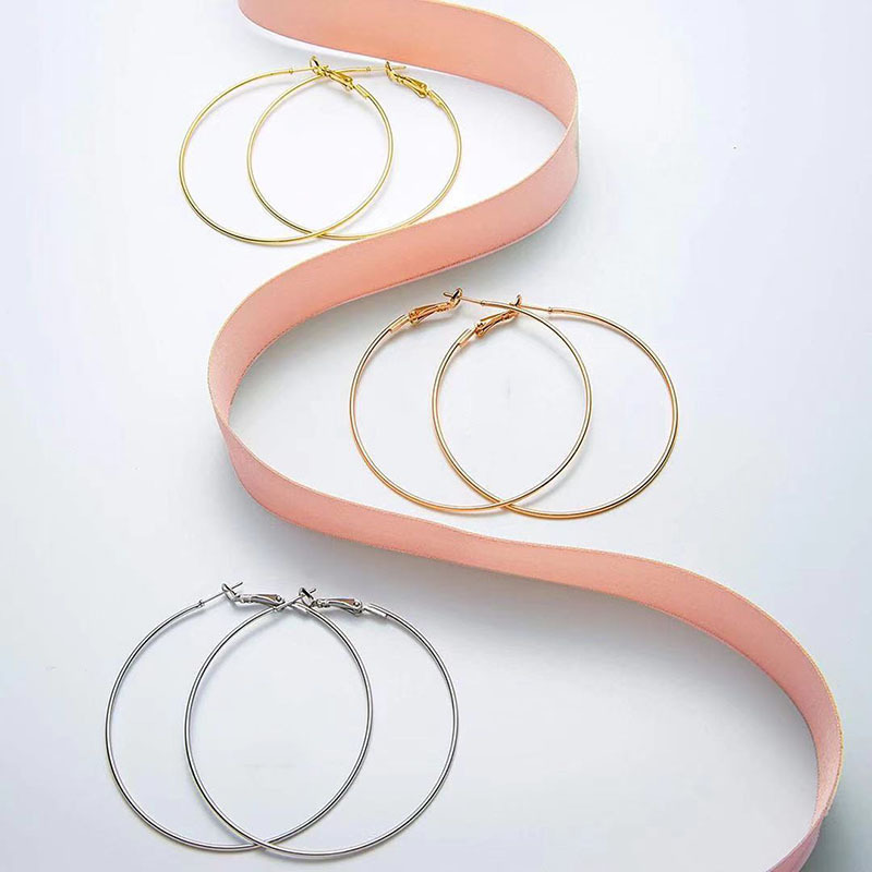 Titanium Steel Hoop Earring No Tarnish Stainless Steel Earring Hoops For Women