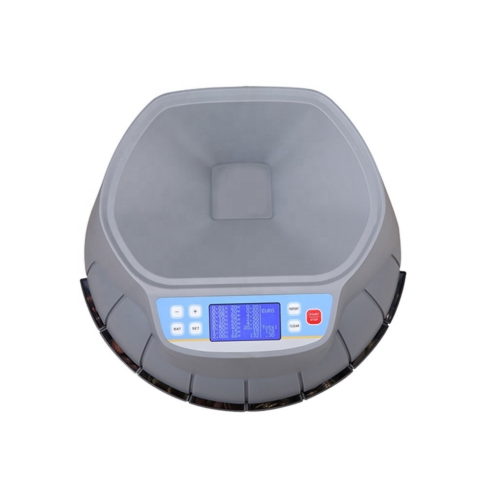 R9001 Automatic Mixed Bank Note Coin Selector Counting Machine Money Coin Sorter