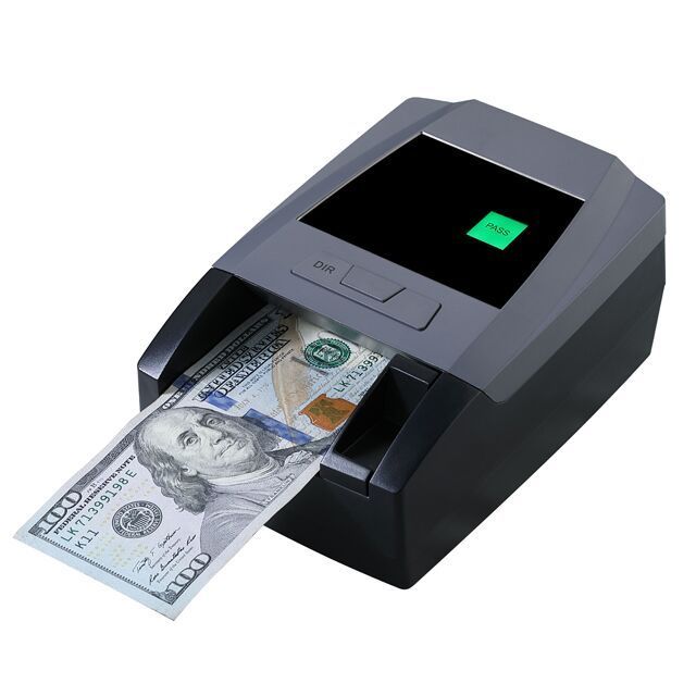 R100  US dollar in 4 orientations mini cash euro usd counting uv light currency banknote counting machine fake money detector