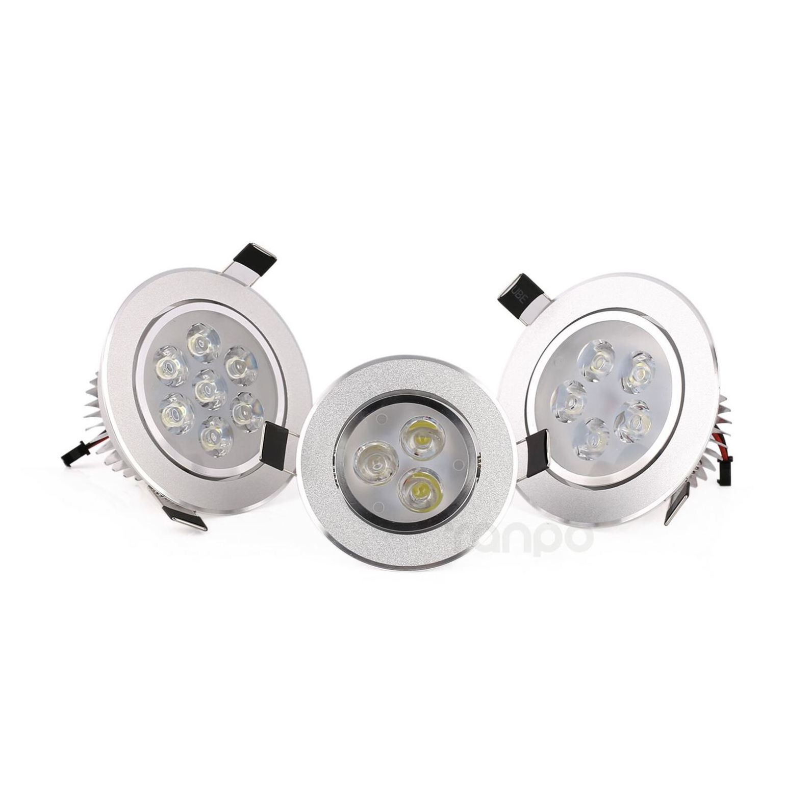 Dropshipping LED Ceiling Light Bulb 18W Recessed Downlight 110V - 220V Spotlight Lamp Round Down Light with Driver