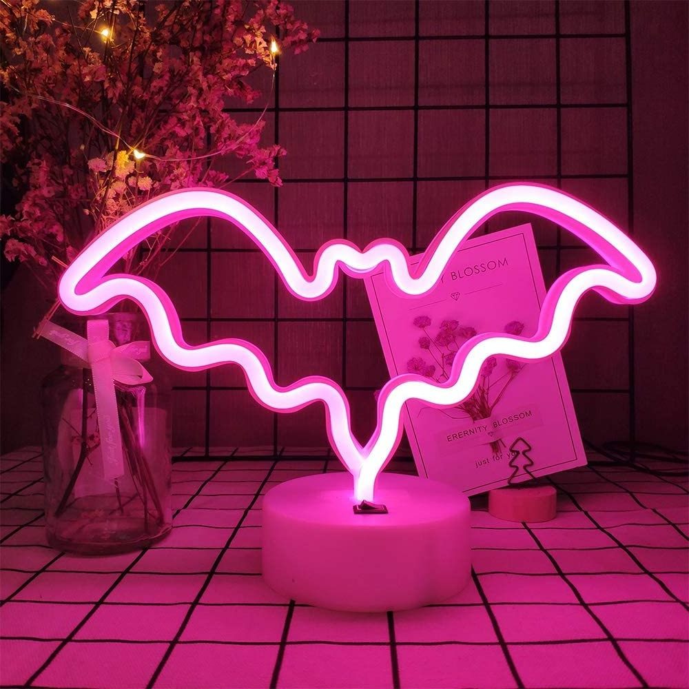 Cat Figure Neon Light LED Decor Lamp Sign Lights Animal Store USB & Battery Charging Home Party Shop Bar Christmas Wall