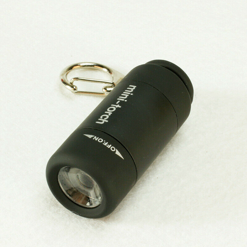 USB Charge Mini-torch Led Light Portable Flashlight Rechargeable Keychain