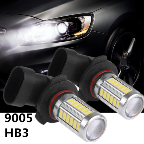 H4 H7 H8 H11 9005 9006 LED Fog Lights For Car DC12V 5730 3030 21SMD 33SMD White Lamp