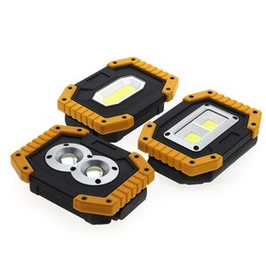 LED Portable Spotlight COB Flood Lights USB Rechargeable Flashlight Work Light